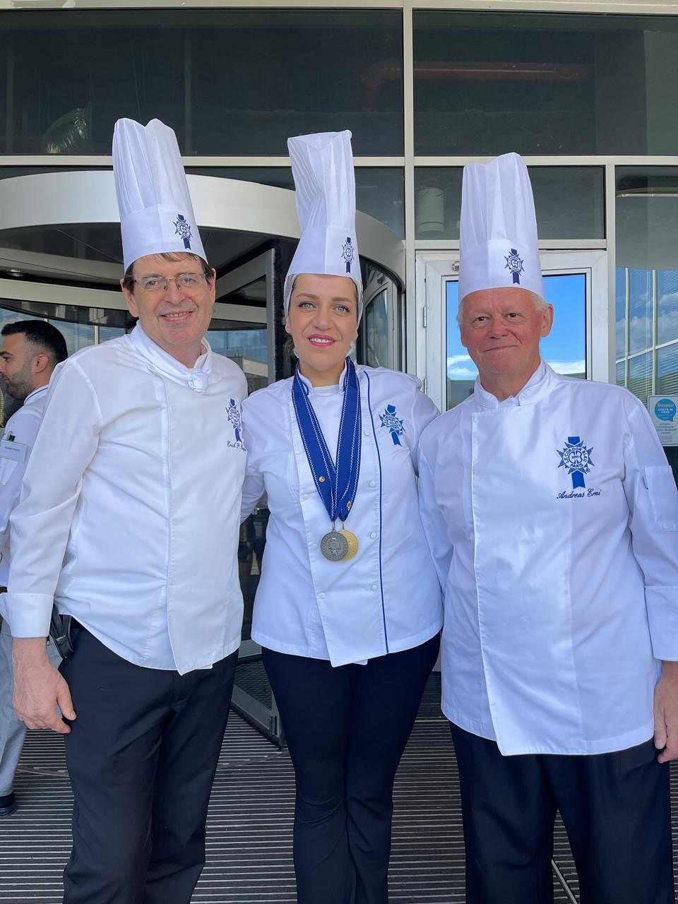 Chef Ayşenur with culinary mentors